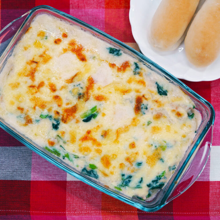 コマ・ツナ・ポテトグラタン