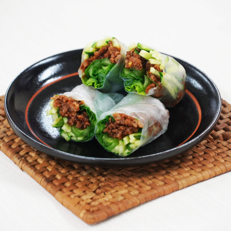 サラダ小松菜の生春巻き